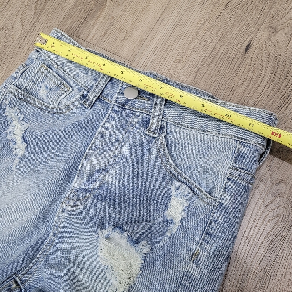 2/$20 Y2K Blue Denim Jeans Short85% Cotton Size: 24" - Picture 5 of 6
